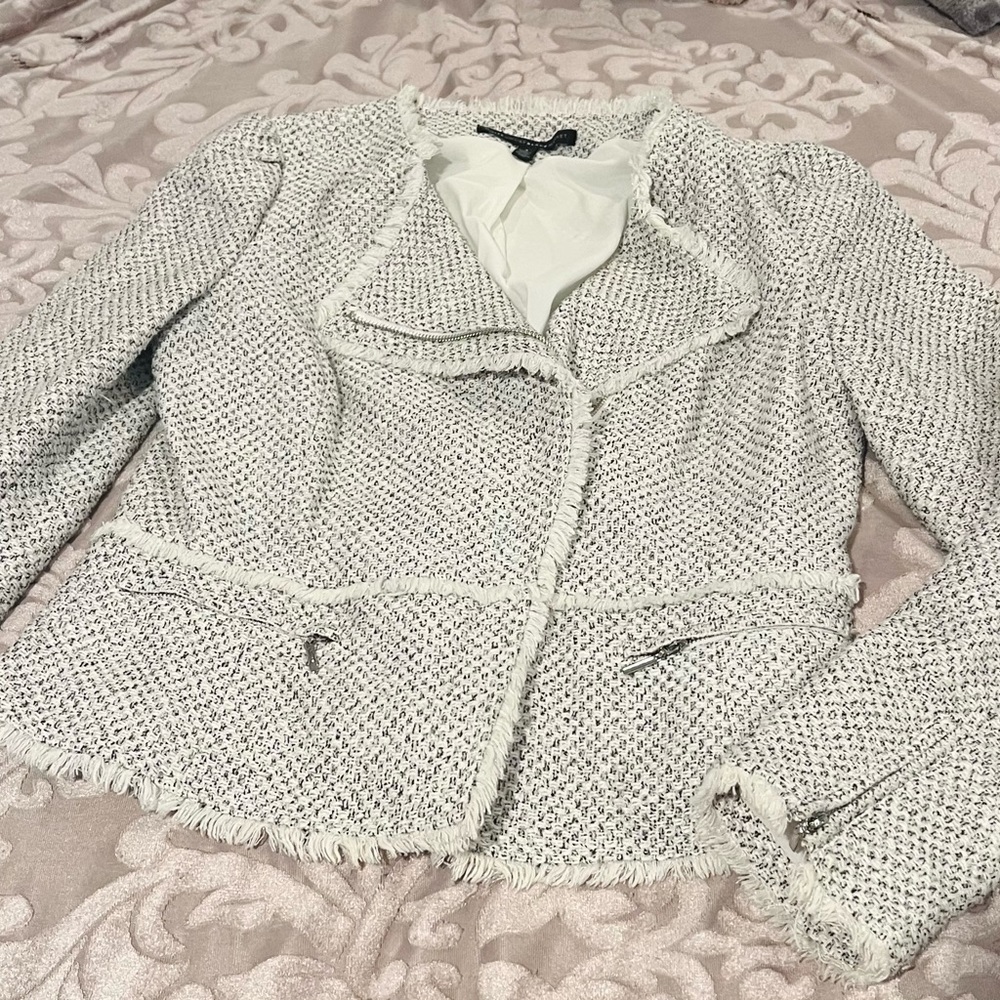 White House black Gray blazer